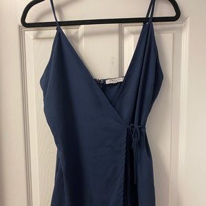 Navy Blue Romper-Short